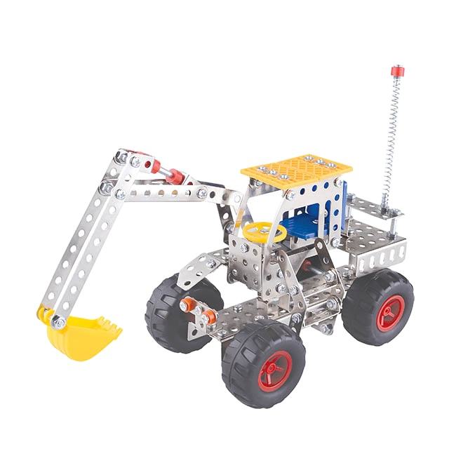 Building Block Assemble Toys Educational DIY Metal Puzzle Assembly Kit